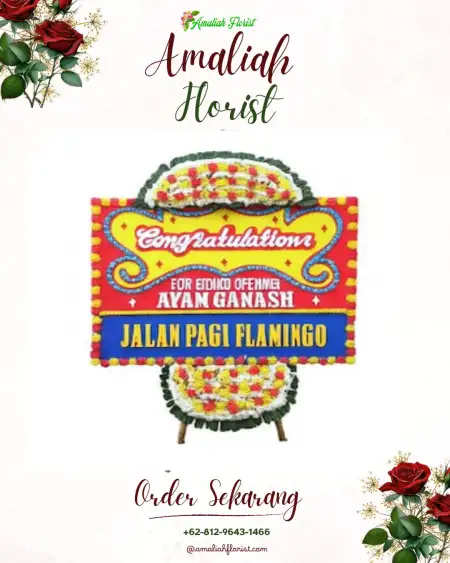 Sewa Papan Bunga Sered